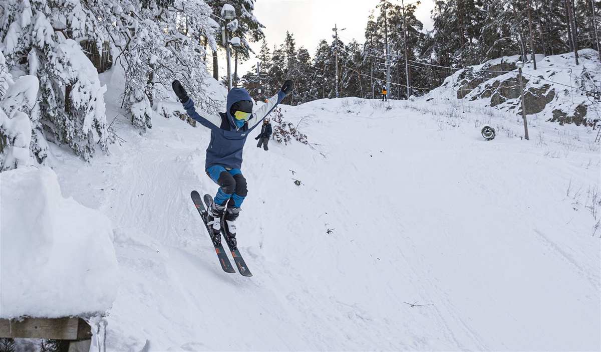 Veien til Tveit Skisenter